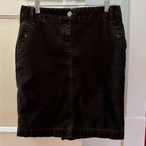 Jcrew size 4 brown corduroy skirt